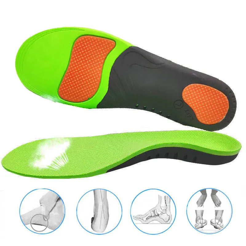 EU35-52 Orthopedic Shoes Sole Insoles For feet Arch Foot Pad X/O Type Leg Correction Flat Foot Arch Support Sports Shoes Insert