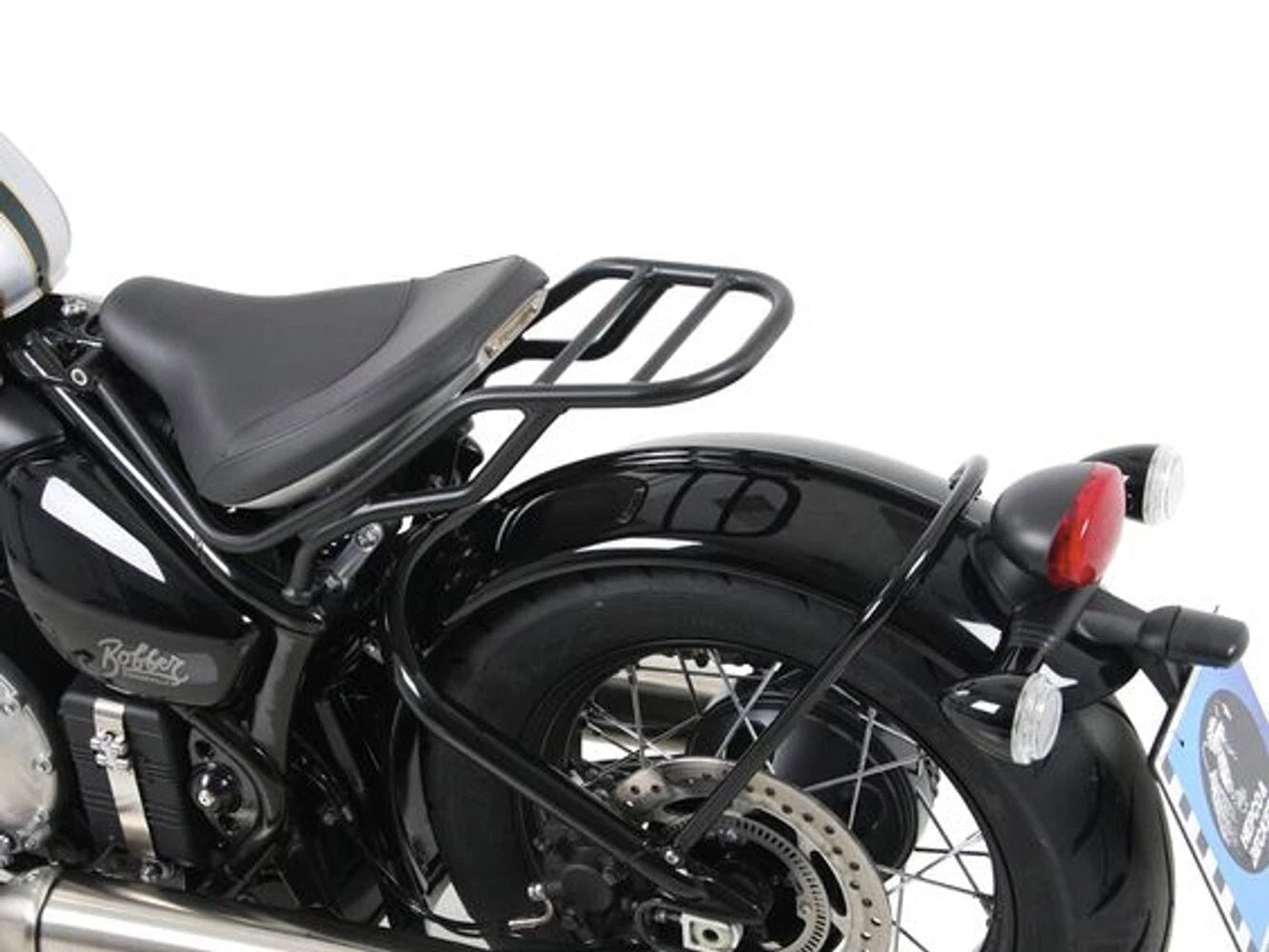 Luggage Rack Rear Carrier Motorcycle Bike For Triumph Bonneville Bobber Black