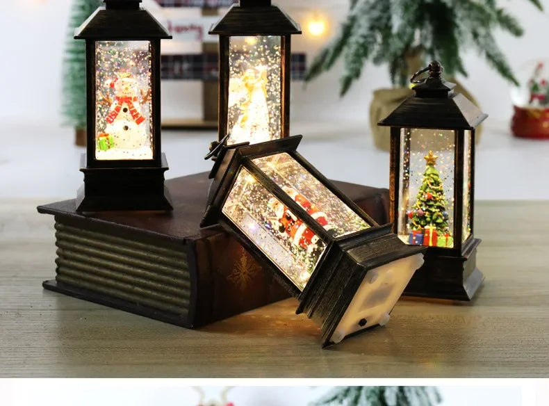 Christmas Wind Lights Crystal Lights Santa Claus Lights Christmas Party Decorations Christmas Ornaments Christmas Gifts