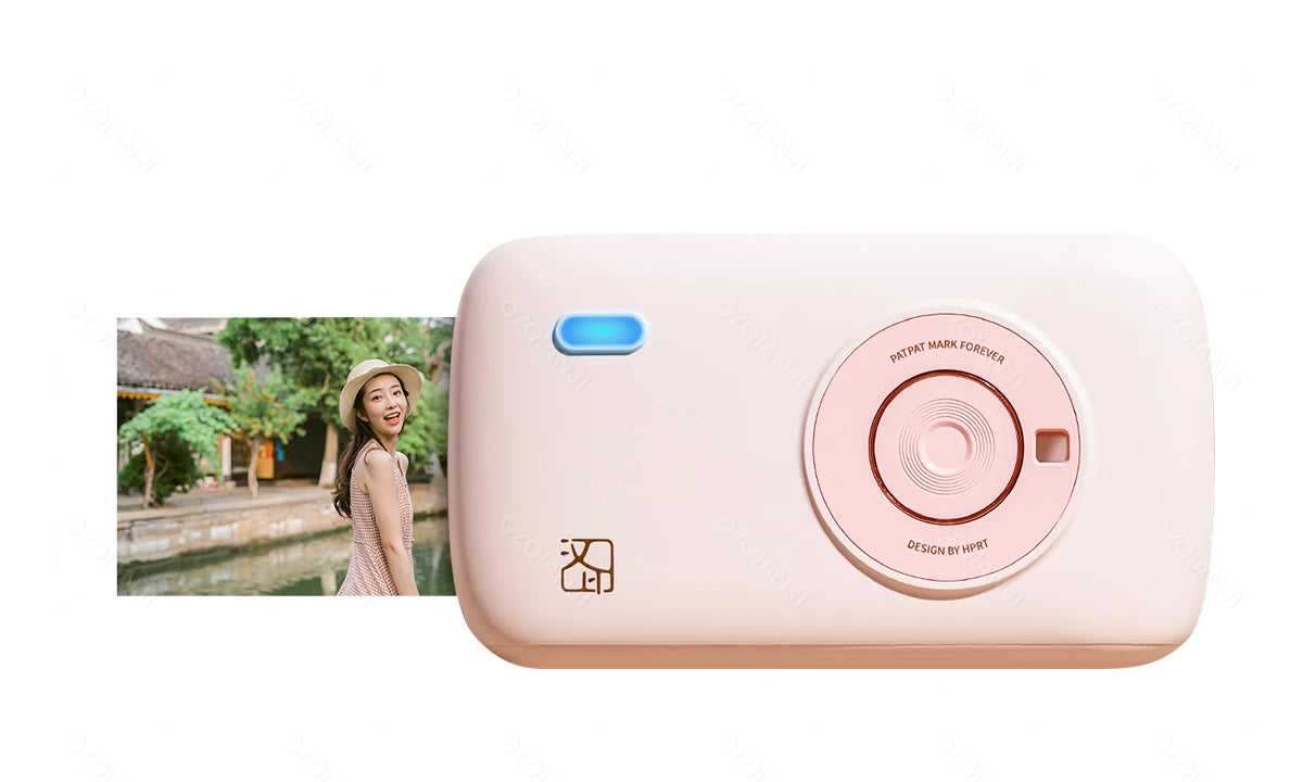 Portable Color Photo Printer Mini Pocket 300dpi Bluetooth for DIY Share Photo Picture Work Home CP2100 Machine 2x3 inch Papers