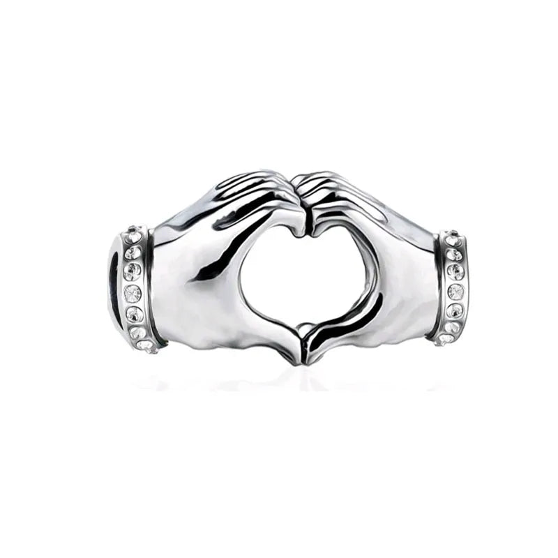 Hot Selling 925 Silver House,Rose BeadSailboat Pendant Suitable for European Original Bracelet DIY Accessories Exquisite Jewelry