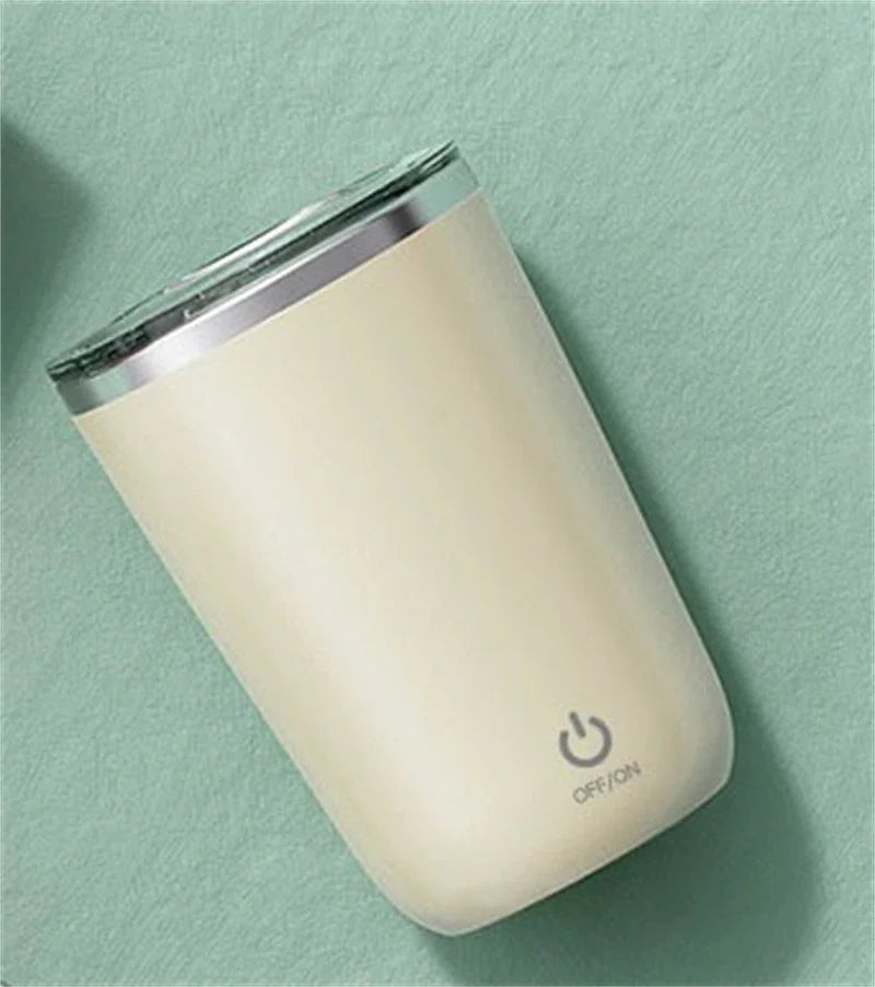Automatic Coffee Stirring Mug Rechargeable Milk Mixing Cup Electric Stainless Steel Lazy Rotating Mug Magnetic Stirring Cup