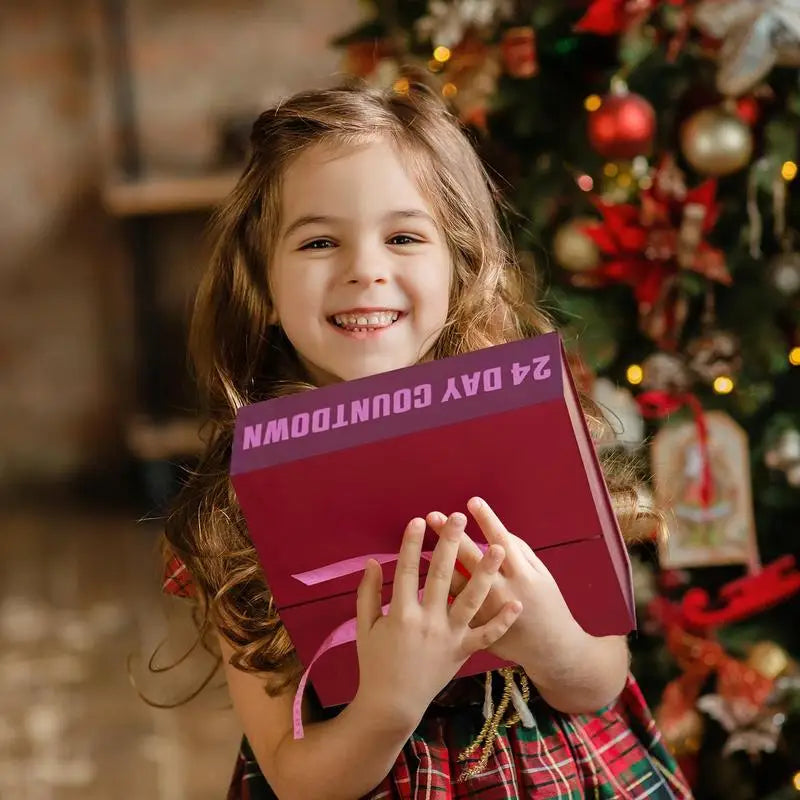 Christmas Advent Calendar 24-Days Holiday Countdown Calendar Jewelry & Accessories for Women Girls Christmas New Year Gifts