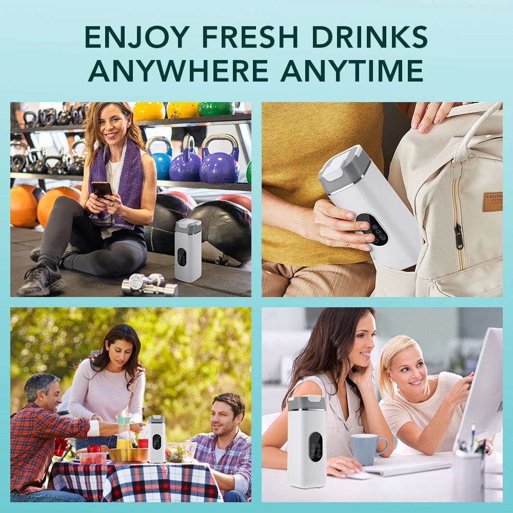 12 Blades Electric Juicer Cup Type B-1 For Travel Portable Juicer Mixer Usb Charge Fresh Fruit Juice Personal Blender Smoothie