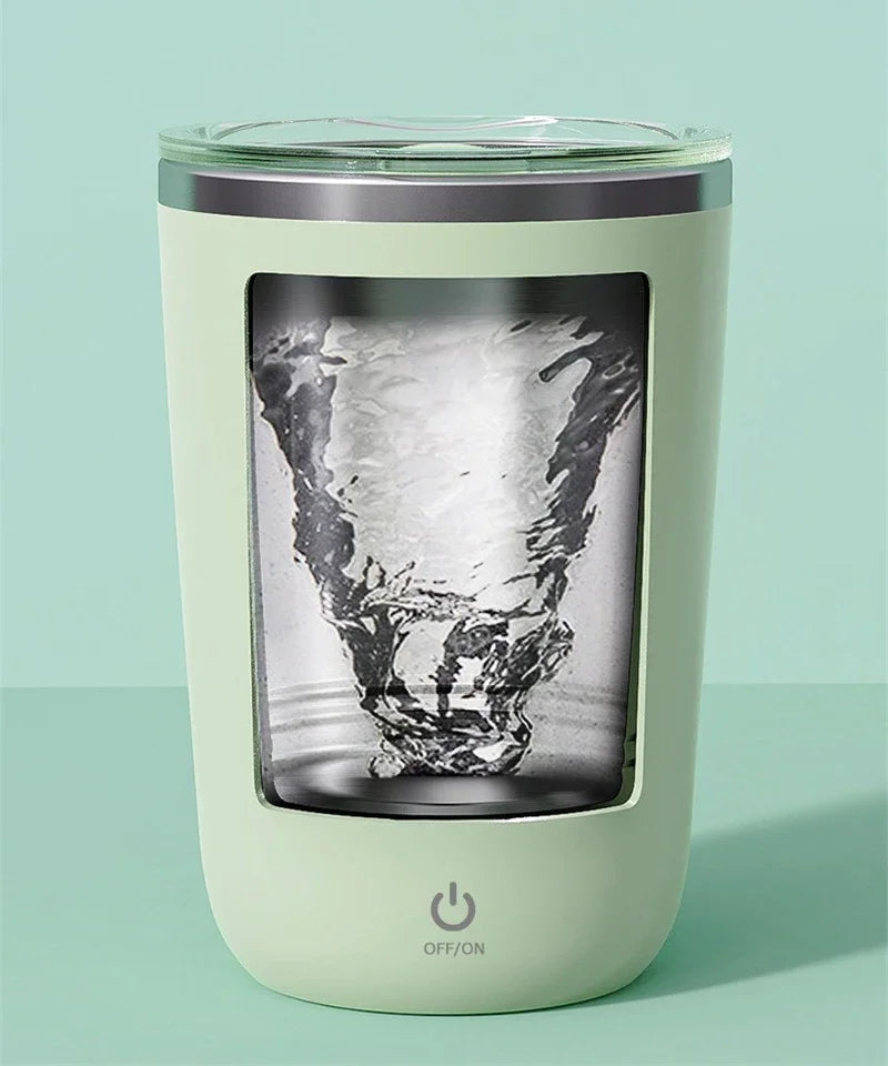 Automatic Coffee Stirring Mug Rechargeable Milk Mixing Cup Electric Stainless Steel Lazy Rotating Mug Magnetic Stirring Cup