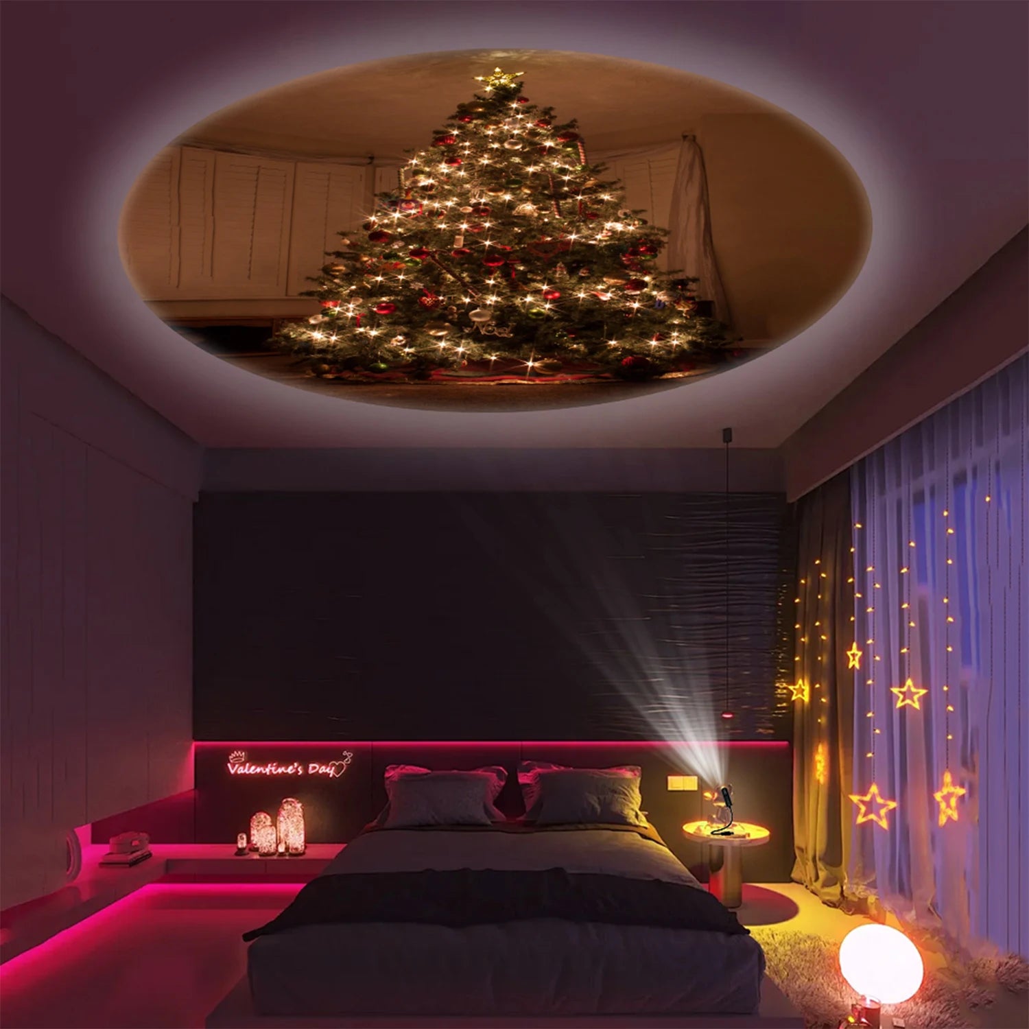 Christmas tree projection light