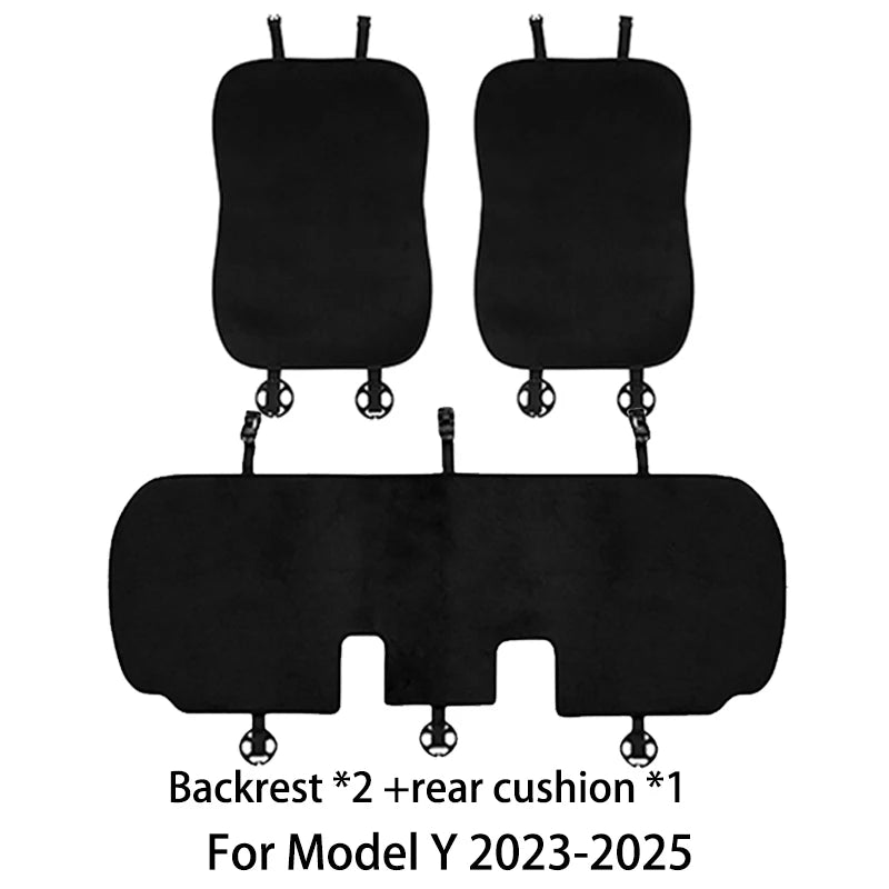 OULEX Car Seat Cover Cushion For Tesla Model 3/Model Y 2019-2025 Ice Silk Seat Cover breathable seat car Interior accessories