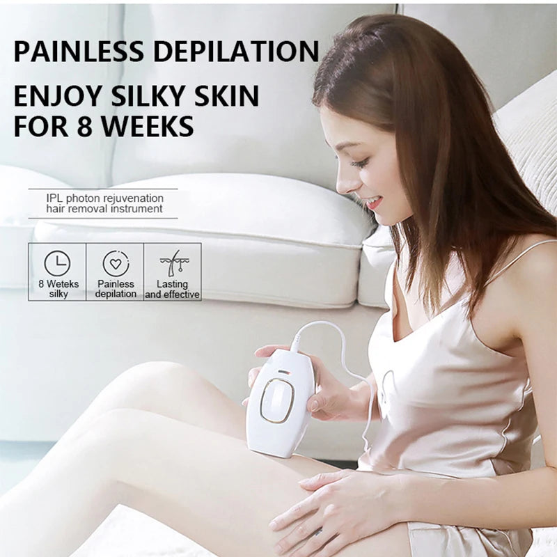Laser Hair Removal At Home Semi-Permanent Laser Beauty Equipment Men And Women Whole Body Bikini Ipl Laser Hair Removal Epilator