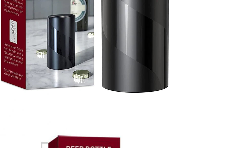 Beer Bottle Opener,Automatic Stainless Steel Quick Pop the Top Can Openers Magnetic Beer Opener for Home Picnic Camping
