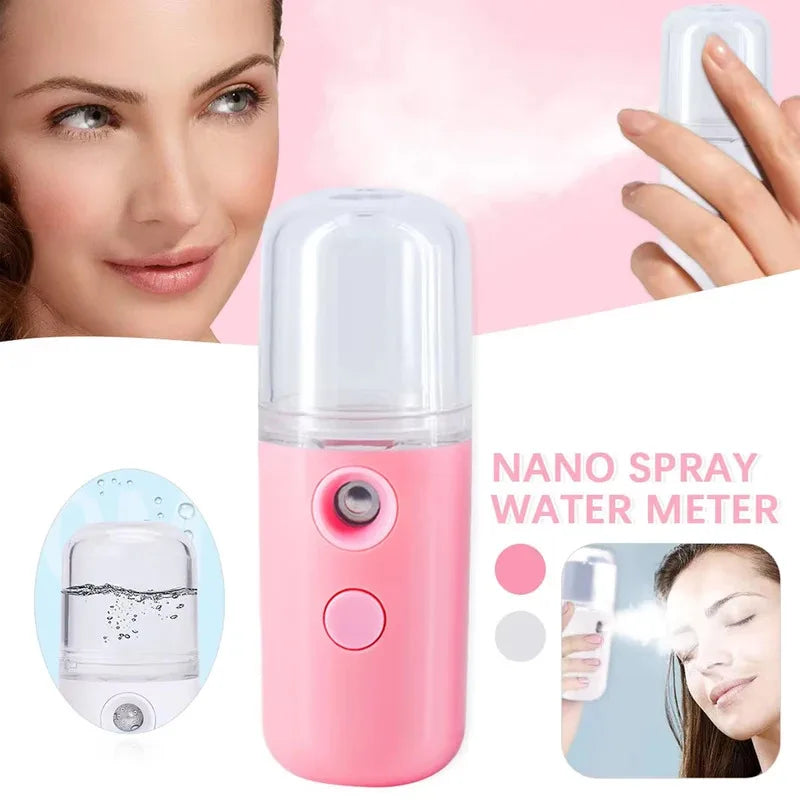 30ml Mini Humidifier For Car Home Office Portable Rechargeable Small Wireless Personal Face Sprayer Cool Mist Maker Humidifier