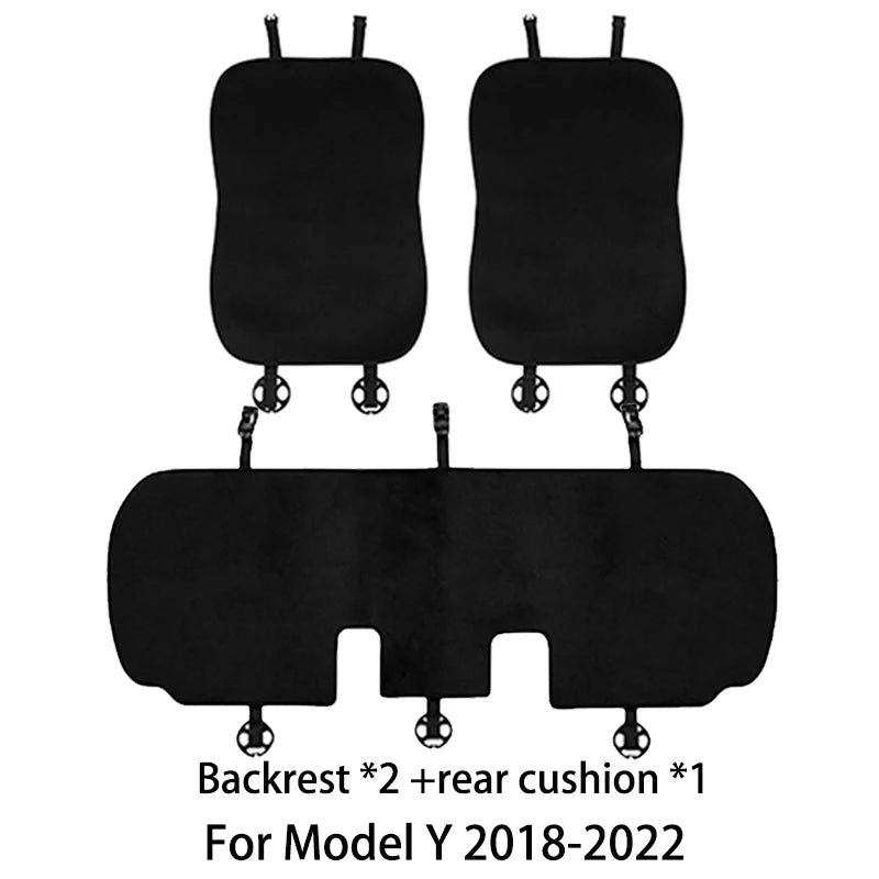 OULEX Car Seat Cover Cushion For Tesla Model 3/Model Y 2019-2025 Ice Silk Seat Cover breathable seat car Interior accessories