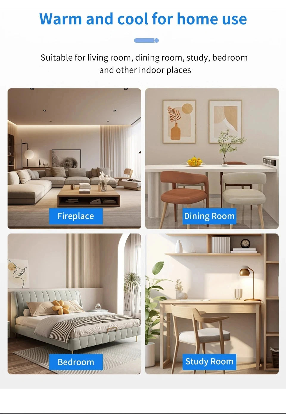 Energy-Saving Remote Control LED Ceiling Fan Lamp 85-265V for Living Room Bedroom Bottom Noise Mute E27 Base 2 In 1fans Light