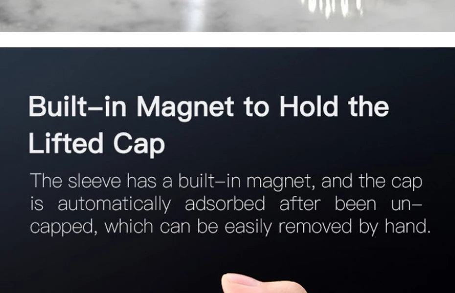 Beer Bottle Opener,Automatic Stainless Steel Quick Pop the Top Can Openers Magnetic Beer Opener for Home Picnic Camping