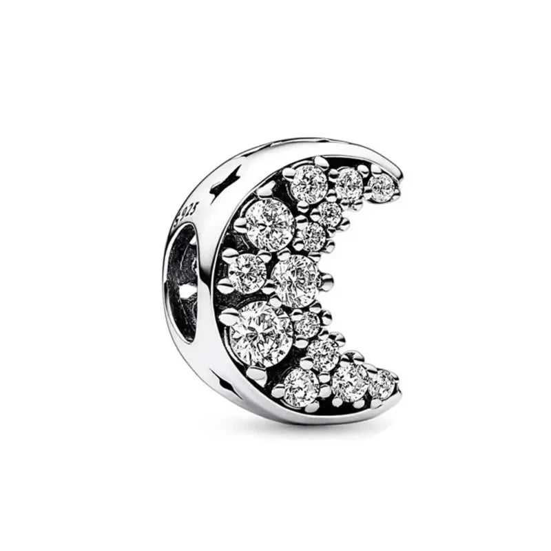 Hot Selling 925 Silver House,Rose BeadSailboat Pendant Suitable for European Original Bracelet DIY Accessories Exquisite Jewelry