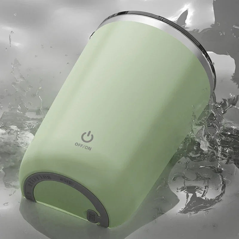 Automatic Coffee Stirring Mug Rechargeable Milk Mixing Cup Electric Stainless Steel Lazy Rotating Mug Magnetic Stirring Cup