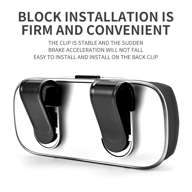 Press Switch Car Glasses Box Sun Visor Glasses Holder Internal Soft Fabric Scratch Resistant Shock-proof Eyeglasses Storage Case