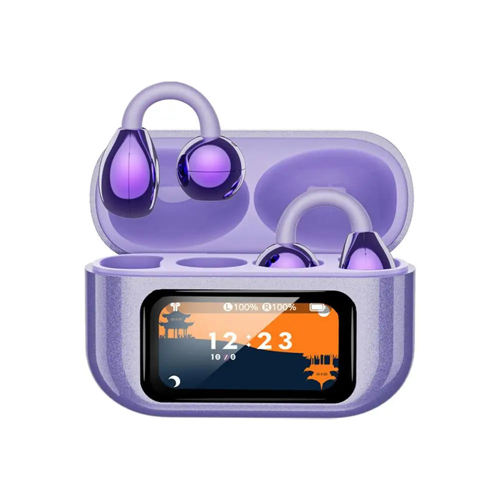 Bluetooth Earphones For XG42 Bone Conduction Ear Clip Wireless Non In Ear Comfortable Wearing Smart Touch Screen