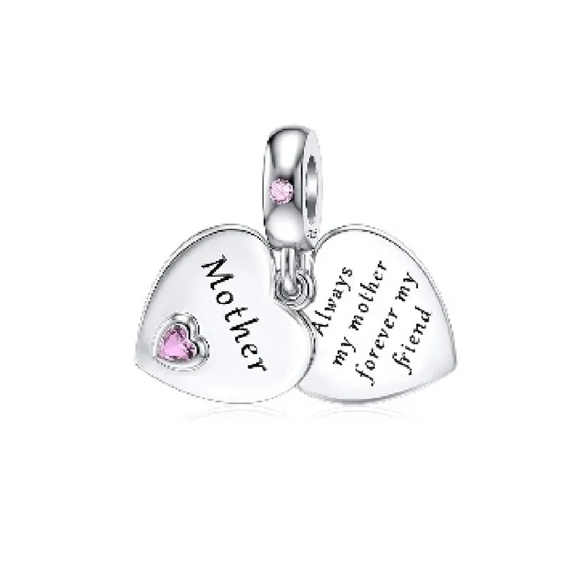 Hot Selling 925 Silver House,Rose BeadSailboat Pendant Suitable for European Original Bracelet DIY Accessories Exquisite Jewelry