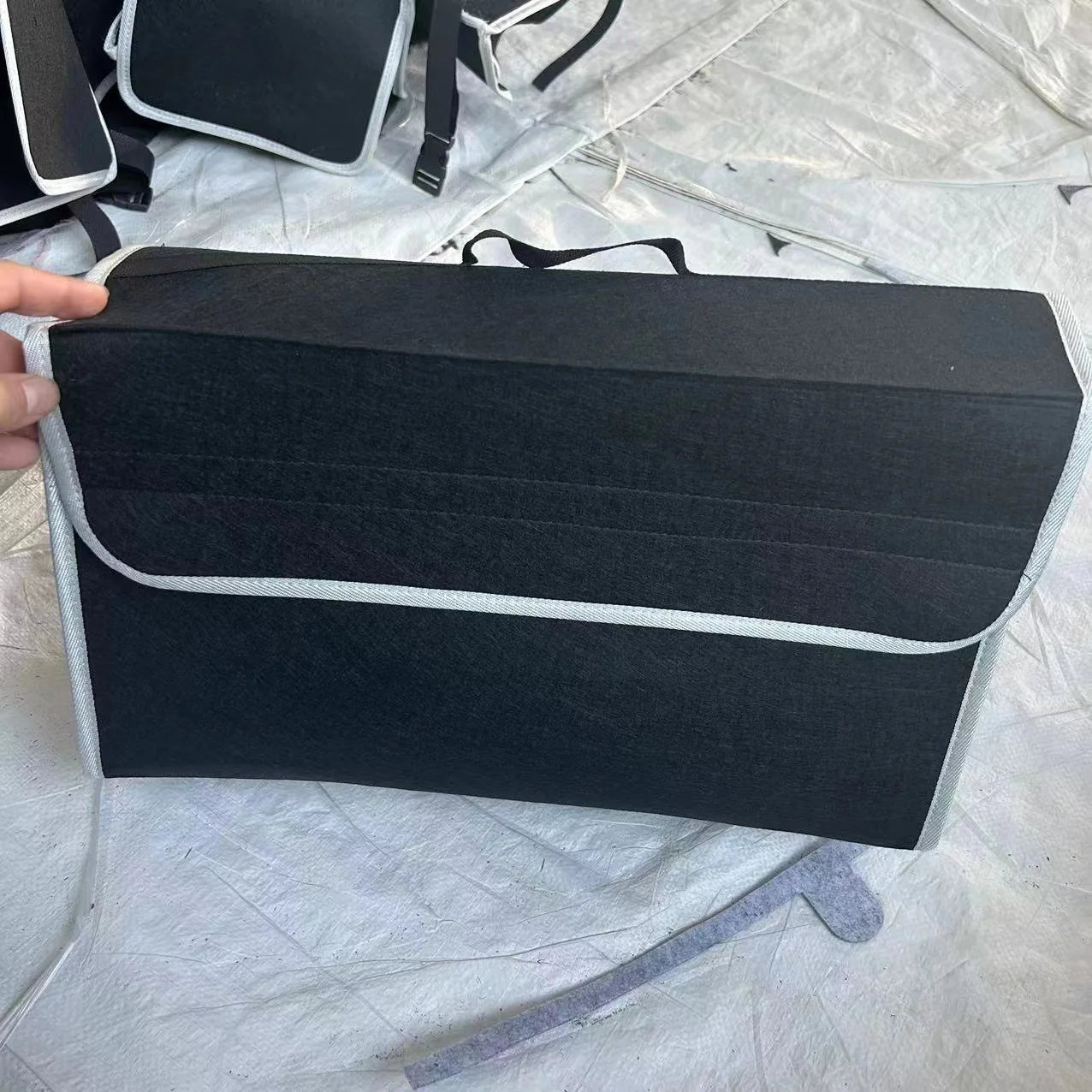 Car Storage Box Auto Rear Storage Pouch Folding Car Accessories Car Organizer Seat Back Tool Bag Car Car Trunk Storage Bags 2024