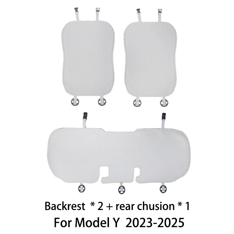 OULEX Car Seat Cover Cushion For Tesla Model 3/Model Y 2019-2025 Ice Silk Seat Cover breathable seat car Interior accessories