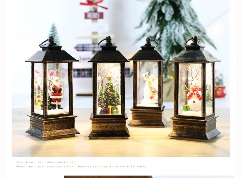 Christmas Wind Lights Crystal Lights Santa Claus Lights Christmas Party Decorations Christmas Ornaments Christmas Gifts