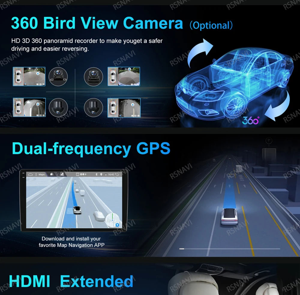 Android 15 Car Radio For Suzuki Swift 2003-2010 Multimedia Head Unit Autoradio DSP Viedo Player BT DVD 5G WIFI GPS 4G LTE QLED