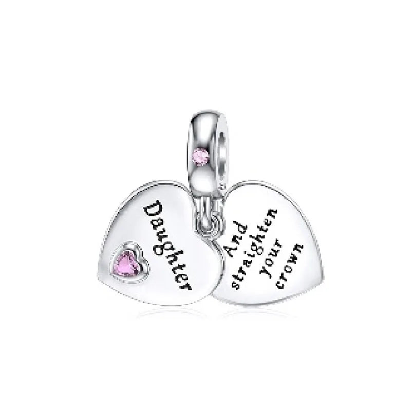 Hot Selling 925 Silver House,Rose BeadSailboat Pendant Suitable for European Original Bracelet DIY Accessories Exquisite Jewelry