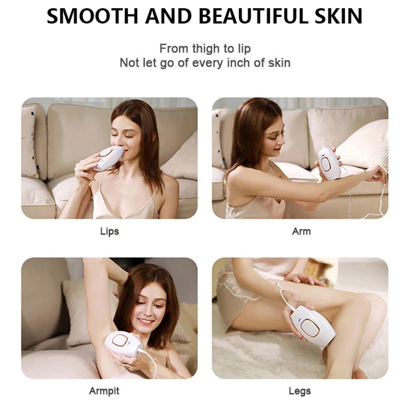 Laser Hair Removal At Home Semi-Permanent Laser Beauty Equipment Men And Women Whole Body Bikini Ipl Laser Hair Removal Epilator