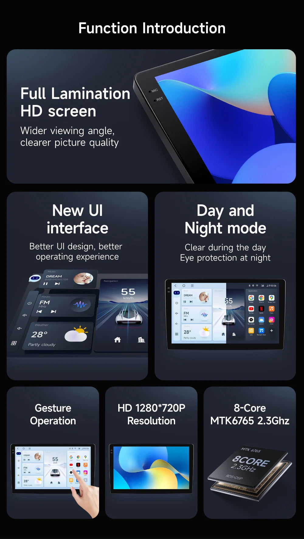 JIUYIN Car Radio Stereo For Suzuki Swift 4 2011 2012 -2016 Android 15 Multimedia Video Player 2 Din Auto Audio G Stereo Audio