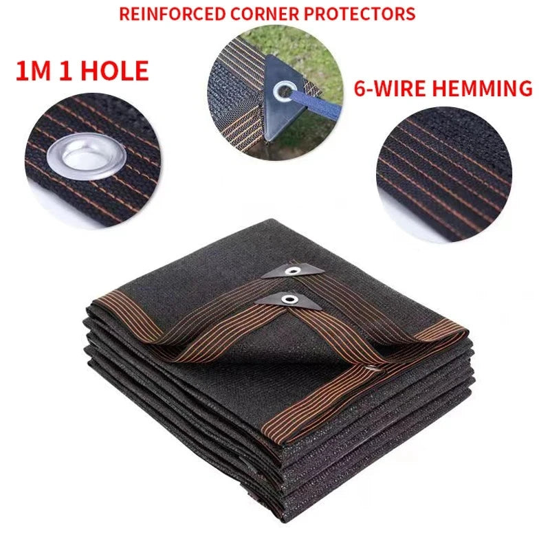 Beige shading net, UV protection, plant shed, outdoor sunshade, mesh, HDPE sunscreen fabric sunshade