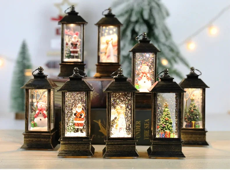 Christmas Wind Lights Crystal Lights Santa Claus Lights Christmas Party Decorations Christmas Ornaments Christmas Gifts