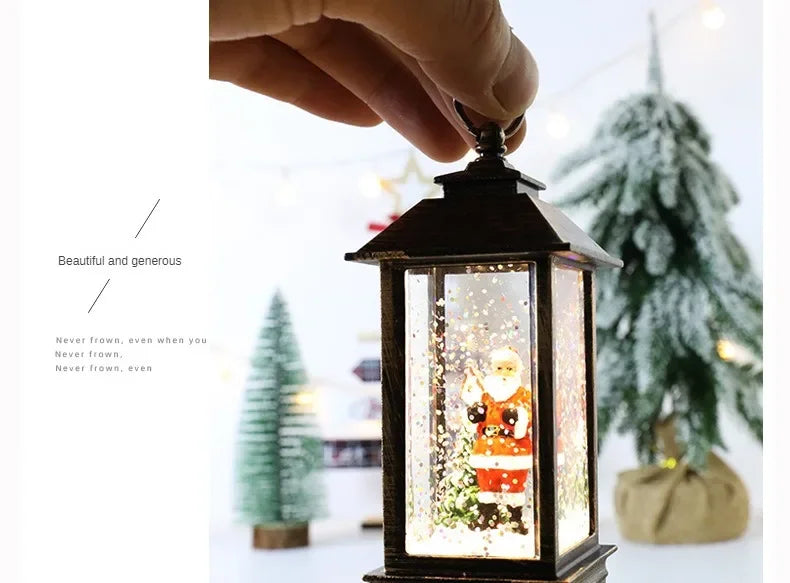 Christmas Wind Lights Crystal Lights Santa Claus Lights Christmas Party Decorations Christmas Ornaments Christmas Gifts