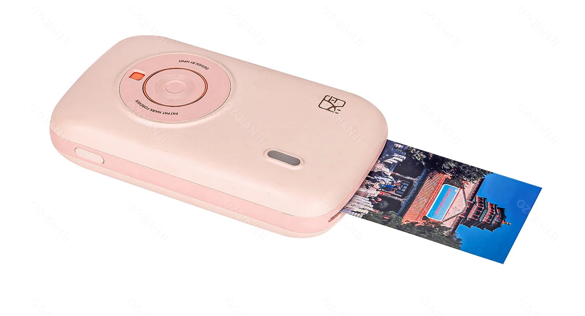 Portable Color Photo Printer Mini Pocket 300dpi Bluetooth for DIY Share Photo Picture Work Home CP2100 Machine 2x3 inch Papers