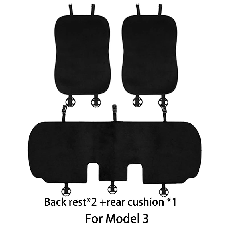 OULEX Car Seat Cover Cushion For Tesla Model 3/Model Y 2019-2025 Ice Silk Seat Cover breathable seat car Interior accessories