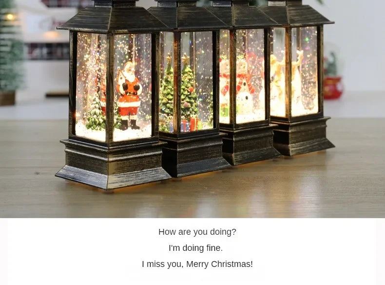 Christmas Wind Lights Crystal Lights Santa Claus Lights Christmas Party Decorations Christmas Ornaments Christmas Gifts