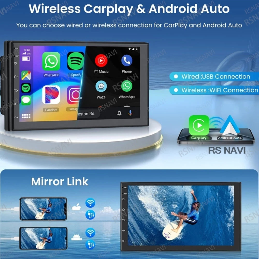 Android 15 Car Radio For Suzuki Swift 2003-2010 Multimedia Head Unit Autoradio DSP Viedo Player BT DVD 5G WIFI GPS 4G LTE QLED