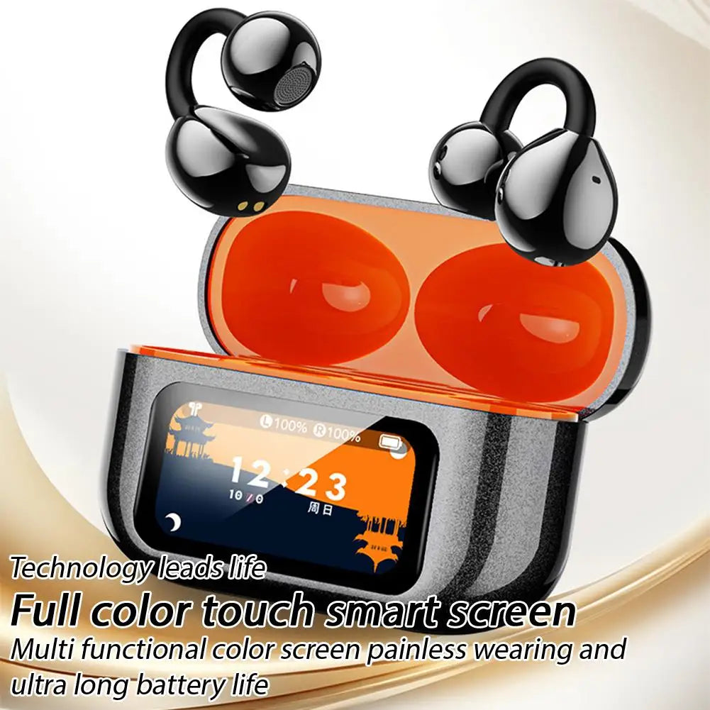 Bluetooth Earphones For XG42 Bone Conduction Ear Clip Wireless Non In Ear Comfortable Wearing Smart Touch Screen