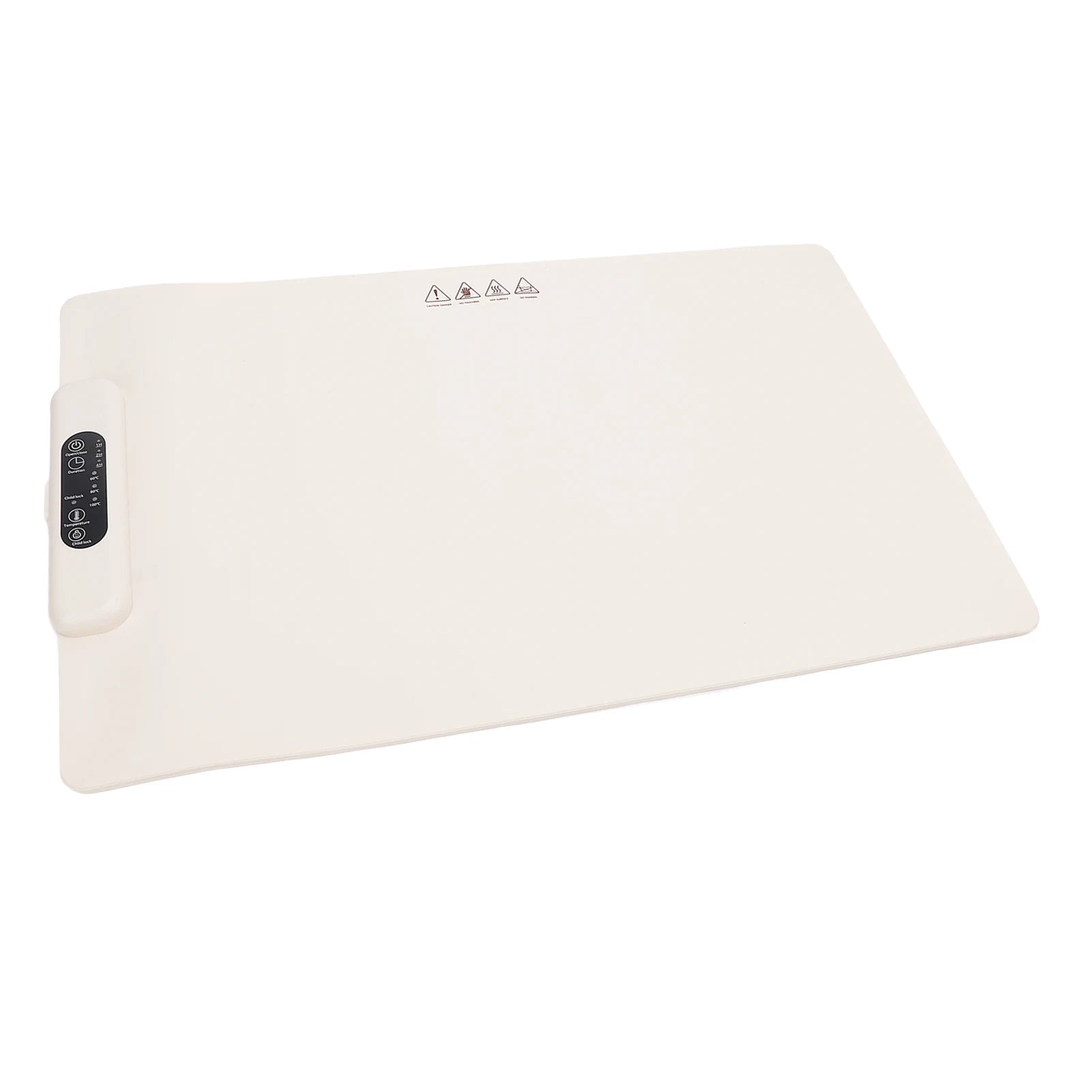 Multifunctional 3 Temperature Electric Food Heating Mat Silicone Warming Pad Cream White Kitchen Essential