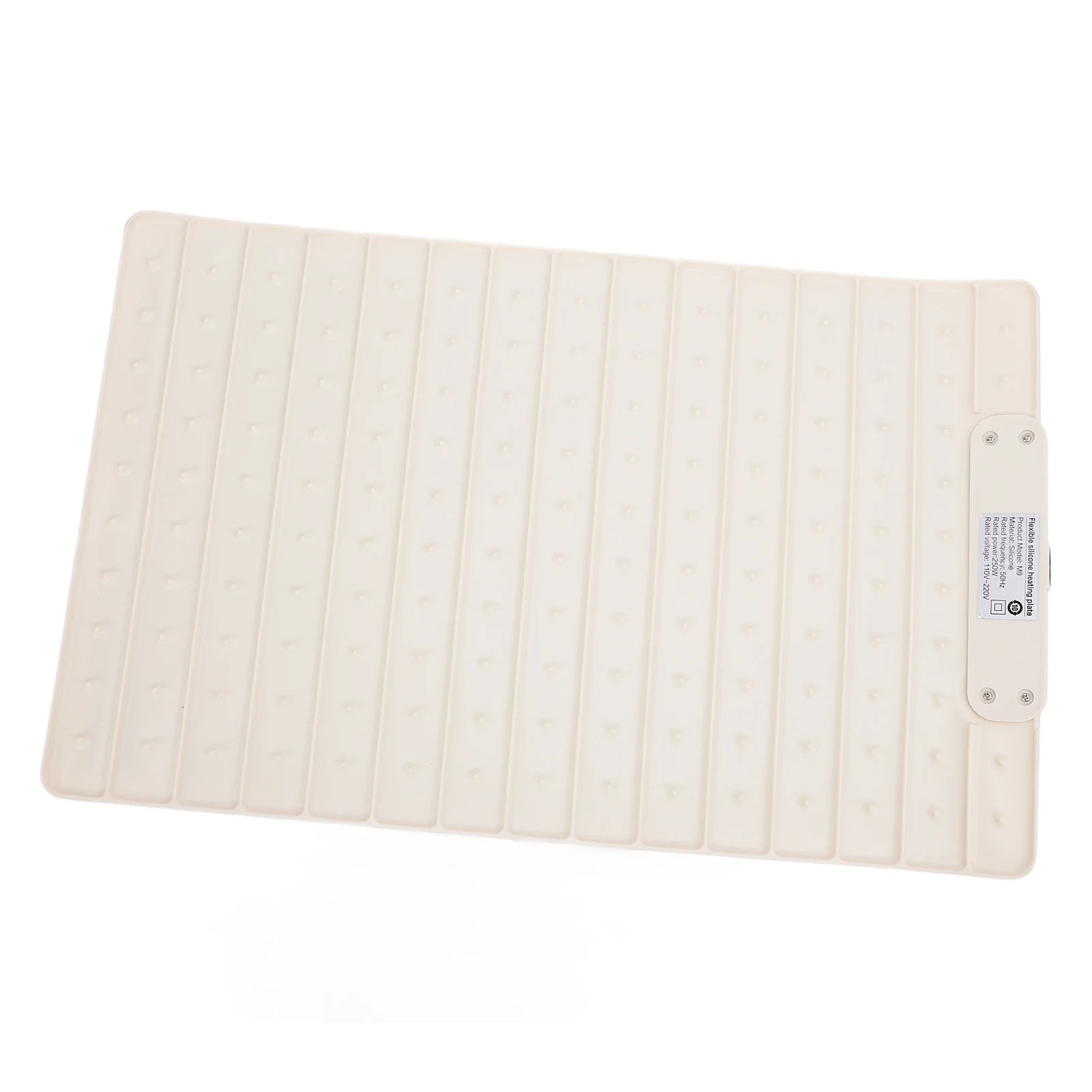 Multifunctional 3 Temperature Electric Food Heating Mat Silicone Warming Pad Cream White Kitchen Essential