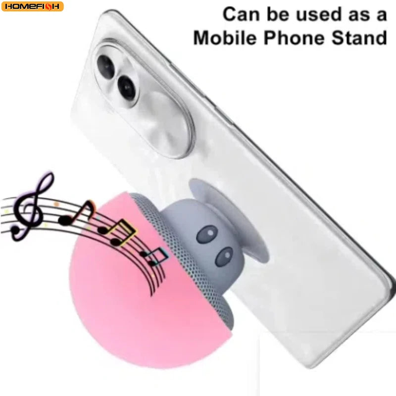 High Quality Wireless Bluetooth Speaker 30ft Wireless Range Subwoofer With Suction CupSuitable for Cycling Picnic Outdoor