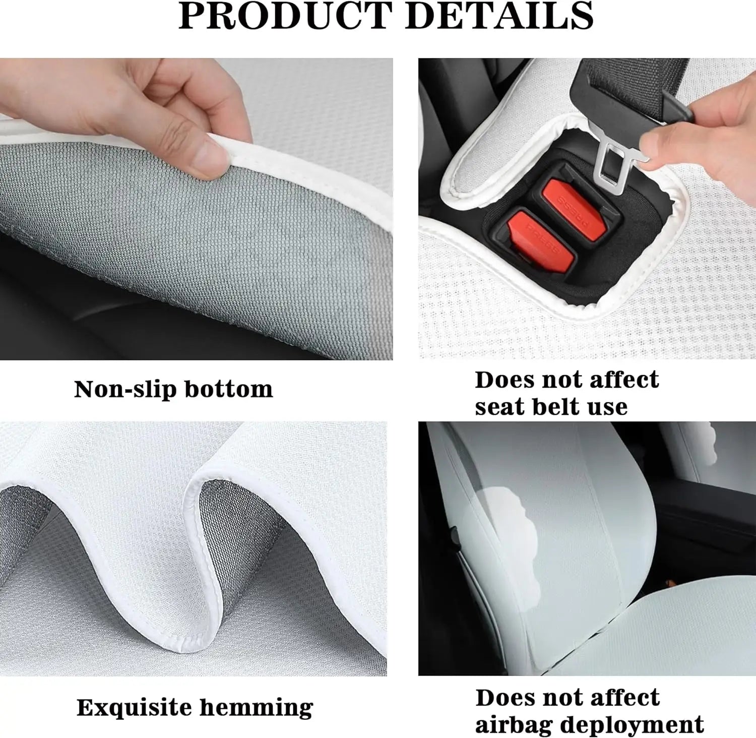 OULEX Car Seat Cover Cushion For Tesla Model 3/Model Y 2019-2025 Ice Silk Seat Cover breathable seat car Interior accessories