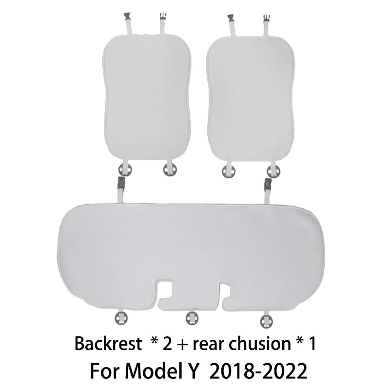 OULEX Car Seat Cover Cushion For Tesla Model 3/Model Y 2019-2025 Ice Silk Seat Cover breathable seat car Interior accessories