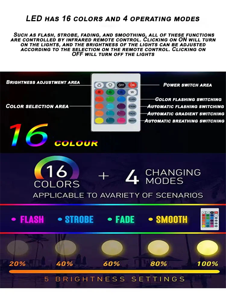 Christmas Inflatable Luminous LED Transparent Ball Decoration Outdoor Indoor Hanging Decor Giant Light Glow Large Balls Balloon