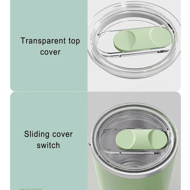 Automatic Coffee Stirring Mug Rechargeable Milk Mixing Cup Electric Stainless Steel Lazy Rotating Mug Magnetic Stirring Cup