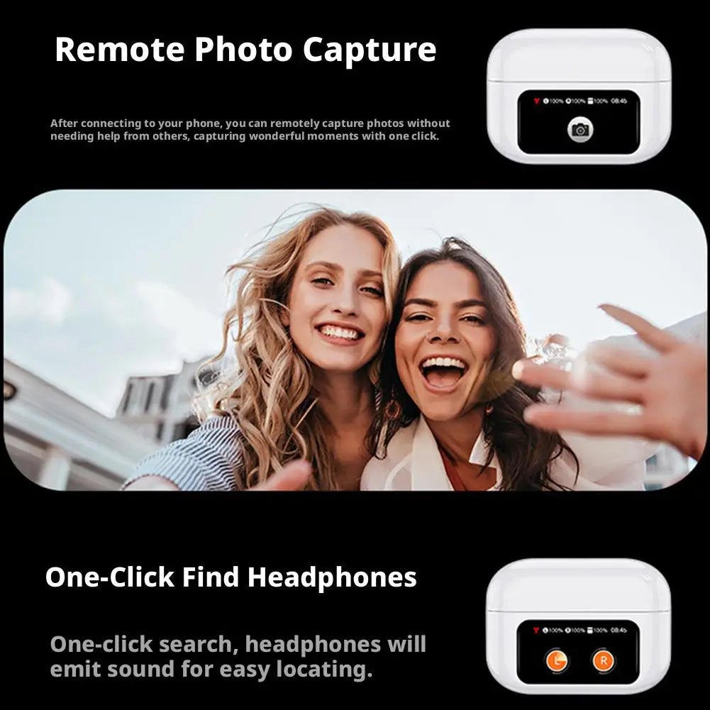 Bluetooth Earphones For XG42 Bone Conduction Ear Clip Wireless Non In Ear Comfortable Wearing Smart Touch Screen