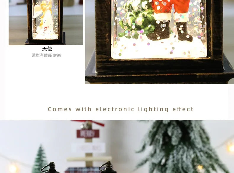 Christmas Wind Lights Crystal Lights Santa Claus Lights Christmas Party Decorations Christmas Ornaments Christmas Gifts