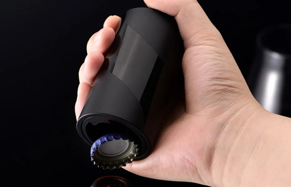 Beer Bottle Opener,Automatic Stainless Steel Quick Pop the Top Can Openers Magnetic Beer Opener for Home Picnic Camping