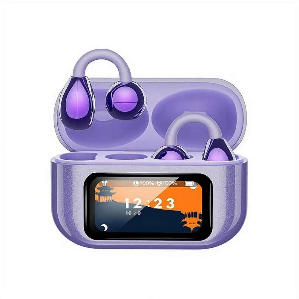 Bluetooth Earphones For XG42 Bone Conduction Ear Clip Wireless Non In Ear Comfortable Wearing Smart Touch Screen