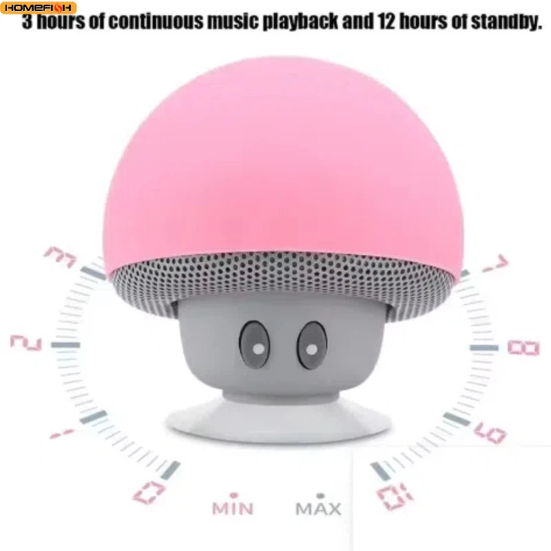 High Quality Wireless Bluetooth Speaker 30ft Wireless Range Subwoofer With Suction CupSuitable for Cycling Picnic Outdoor