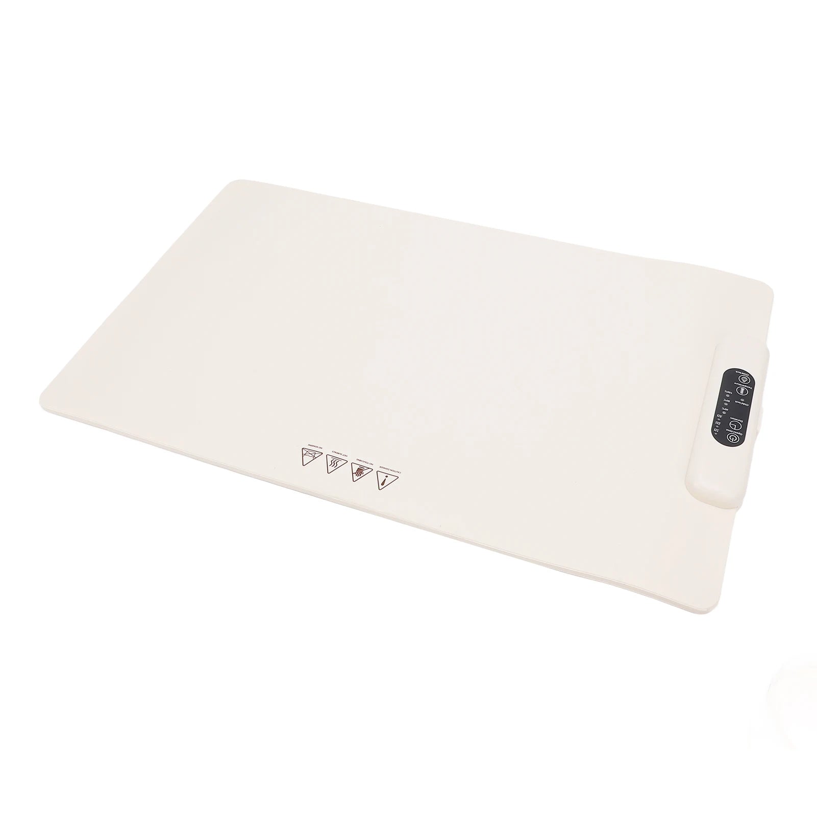 Multifunctional 3 Temperature Electric Food Heating Mat Silicone Warming Pad Cream White Kitchen Essential